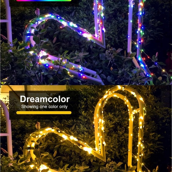 Maojia 200LEDs Fairy String Lights Outdoor, IP67 Waterproof 82FT Plugin Rope - Picture 5 of 7